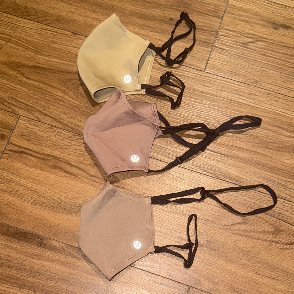 lululemon athletica Face Masks in Tan and Brown